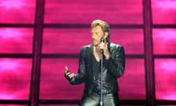 Johnny Hallyday en concert à Bordeaux le 5 décembre 2013