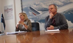 Jeudi 30 juin 2011 - Conférence de presse d'Air France (Photo Émilie Sorres)