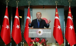 Le président turc Recep Tayyip Erdogan, le 13 août 2018 à Ankara