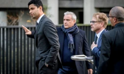 Le président de beIN Media et du PSG Nasser Al-Khelaïfi, le 25 octobre 2017 à Bern