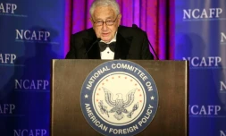 Henry Kissinger lors d'un diner de gala le 19 octobre 2016 Ă New York