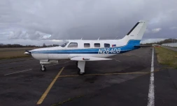 Photo de l'avion qui transportait Emiliano Sala et s'atait abîmé dans la Manche le 21 janvier 2019
