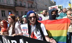 Gay Pride, le 12 juin 2016 à Kiev