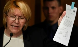 Louisa Ortega, procureure générale du Venezuela, chaviste récemment entrée en dissidence, le 4 juillet 2017 à Caracas