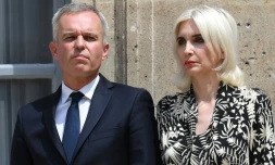 François de Rugy et son épouse le 17 juillet 2019 à Paris