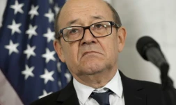 Le ministre de la Défense Jean-Yves Le Drian le 28 novembre 2016 à Washington