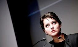 La ministre de l'Education nationale Najat Vallaud-Belkacem, le 26 septembre 2016 Ă Grenoble