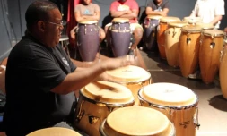 Mardi 12 Juillet 2011 Masterclass de percussions à Saint Paul
Photo Mamousse Mathieu