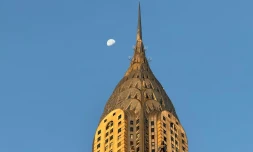 Le sommet du Chrysler Building, à New York, le 4 octobre 2023