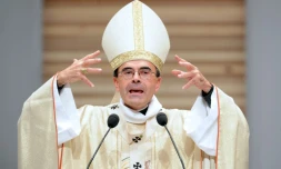 Le cardinal Philippe Barbarin, le 14 octobre 2012 Ă Lyon