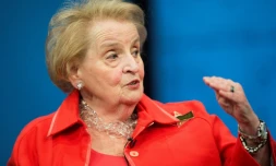 L'ancienne secrétaire d'Etat américaine Madeleine Albright à Washington, le 19 mai 2014