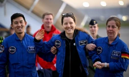 L'astronaute française Sophie Adenot, de retour sur terre ferme, est passée par "toutes les émotions" dans l'espace