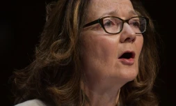 Gina Haspel, candidate Ă la tĂȘte de la CIA, tĂ©moigne devant une commission sĂ©natoriale Ă Washington, le 9 mai 2018