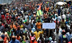Manifestation de l'opposition à Lomé, à Togo, le 6 septembre 2017