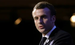 Emmanuel Macron à Paris, le 20 février 2019