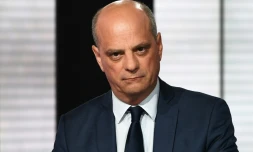 Le ministre de l'Education Jean-Michel Blanquer sur le plateau de la chaîne France 3, le 20 août 2020 à Paris