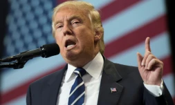 Le président élu Donald Trump le 13 décembre 2016 à West Allis, dans le Wisconsin