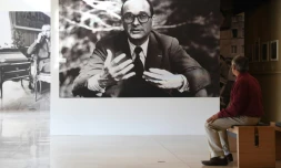 Au "Musée du Président Jacques Chirac" de Sarran, en CorrÚze, le 21 septembre 2016