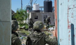 Photo diffusée par l'armée israélienne le 8 mai 2024 des forces israéliennes opérant à Rafah dans le sud de la bande de Gaza