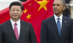 Les présidents chinois Xi Jinping et américain Barack Obama à la Maison Blanche, le 25 septembre 2015