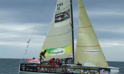 Tour de France à la voile 2011 - Le bateau ÎLe de La Réunion Ville du Port (Photo D.R.)