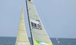 Tour de France à la voile 2011 - Le bateau &quot;Île de La Réunion - Ville du Port&quot; (Photo D.R.)