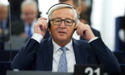 Le président de la Commission européenne Jean-Claude Juncker à Strasbourg, le 13 septembre 2017