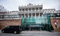 Le palais Cobourg, cadre des négociations sur le nucléaire iranien, à Vienne le 29 novembre 2021