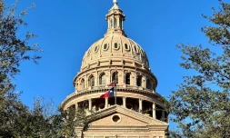 Le bâtiment du Capitole texan, le 26 janvier 2023 à Austin