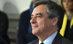 François Fillon, candidat de la droite à la présidentielle, le 17 février 2017 à Tourcoing