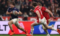 Antoine Dupont face au pays de Galles au stade de France le 31 janvier 2025