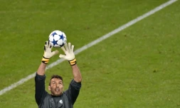 Le gardien et capitaine de la Juventus Gianluigi Buffon lors d'un entraînement, le 2 juin 2017 à Cardiff