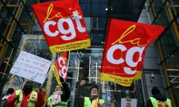 Manifestation CGT à Londres, le 15 février 2017