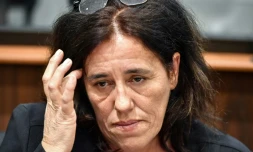 Rosa Maria Da Cruz, mère de Serena, dite "le bébé dans le coffre", à son procès à Tulle le 12 novembre 2018