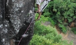 Escalade sur le site de Bassin Plat