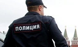 Un policier à Moscou, le 8 juillet 2017