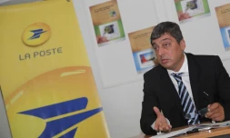 Vendredi 29 juillet 2011 - Gilbert Calascibetta, le nouveau Directeur de La Poste de la Réunion.
(Photo Michel Désiré)