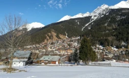 Les Contamines-Montjoie proche du Mont Blanc dans les Hautes-Alpes le 8 février 2020