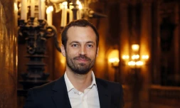 Le danseur et chorégraphe Benjamin Millepied, à l'Opéra Garnier à Paris, le 24 janvier 2013