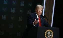 President Donald Trump signs executive order