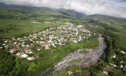 Vue aérienne de Bras Panon
