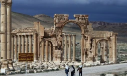 La ville de Palmyre en Syrie, en mars 2014