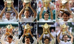 Les huit victoires à Wimbledon de Roger Federer