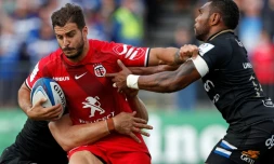 Le Toulousain Sofiane Guitoune face à Bath, le 13 octobre 2018 à Bath