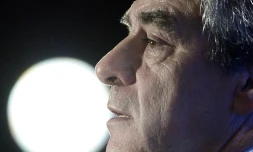 François Fillon en meeting à Biarritz, le 24 mars 2017