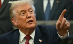 Le président américain Donald Trump à Maison Blanche à Washington, D.C., le 3 décembre 2025.