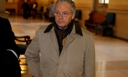 Le marchand d'art Guy Wildenstein arrive au Palais de justice de Paris, le 2 mars 2018
