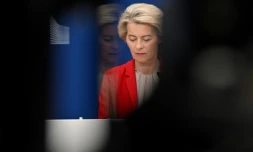 La présidente de la Commission européenne, Ursula von der Leyen, à Bruxelles le 10 juin 2025