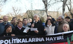 Syndicats et politiques manifestent le 19 décembre 2015 à Ankara contre les opérations anti-PKK