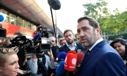 Le patron de La République en marche, Christophe Castaner, à Paris le 15 mai 2018